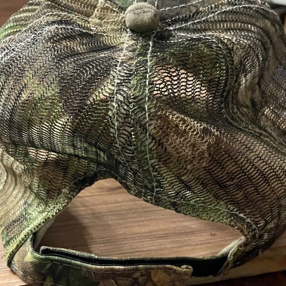 Mens Team Realtree Signature Camo Mesh Trucker Cap Adjustable Outdoor Hunt Hat - Picture 13 of 14